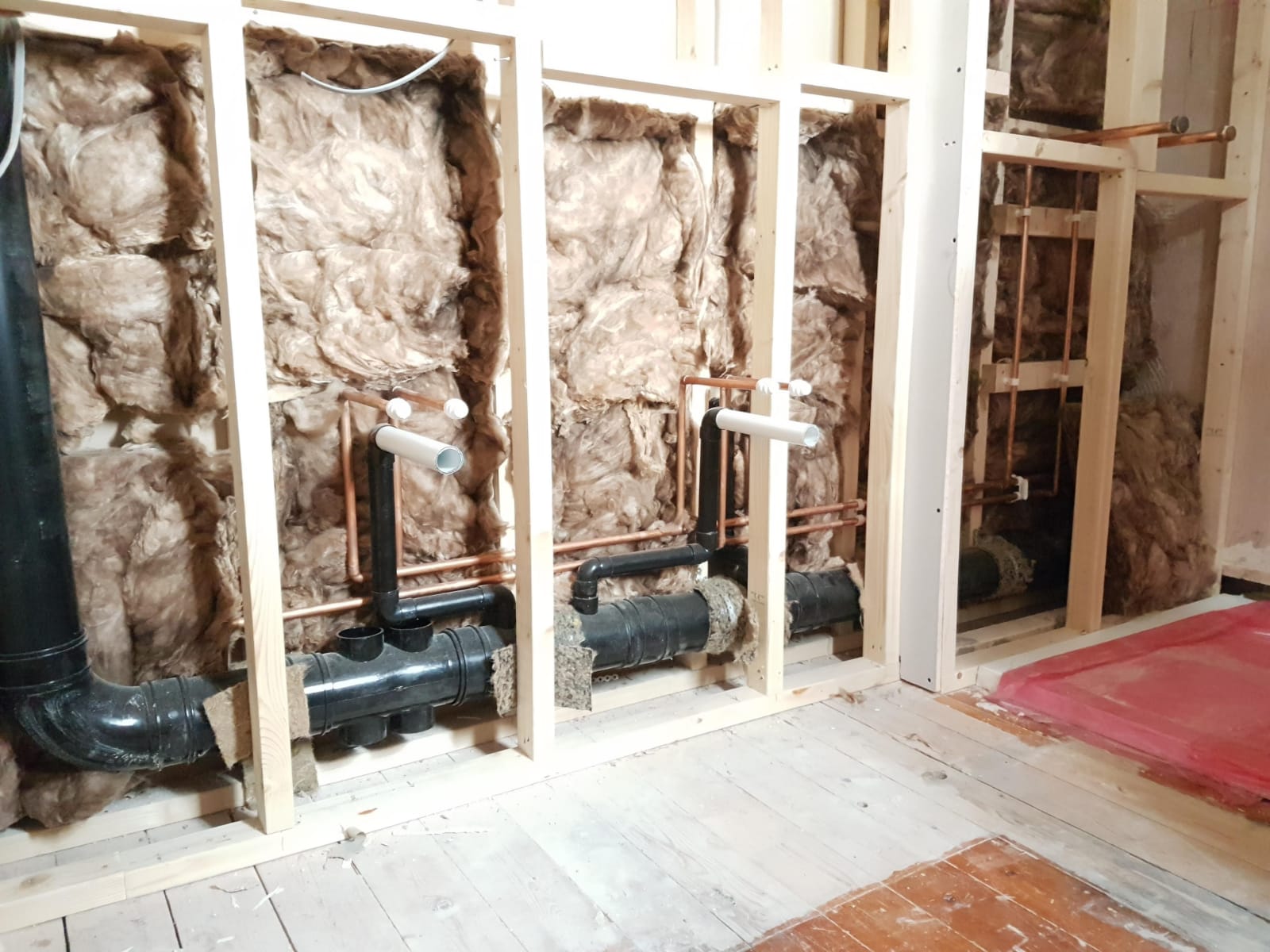 New build plumbing and heating by Henman Dunn